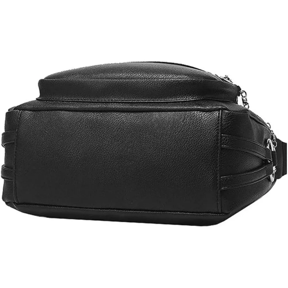 Women Leather Crossbody Bag Lightweight Purse Multiple Pockets Stylish